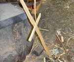 ...und Holzkeil