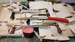 Werkzeug + Birkenleder.jpg (306.4 KiB) 17092 mal betrachtet Werkzeug und Birkenrinde