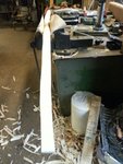 Und noch mal der Hasel, etwas verdreht eingespannt