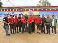 Die Deutsche Mannschaft und eine chinesische Mannschaft