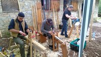 Überall werden Minni-Bögen gebaut
