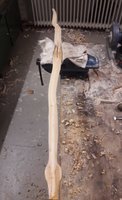 Das Holz nochmal ein kleines bissle runtergearbeitet..