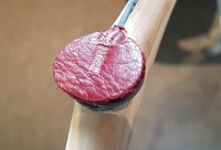 Bänkchen mit Leder, Breite 24 mm