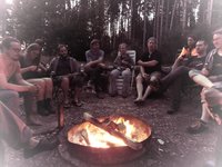 gemütliche Runde bis morgens um vier