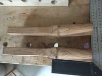 Die Siyahs vor der Montage. Immernoch 2 cm breit und 3 cm tief, damit ich beim Tillern noch platz zum Justieren habe.