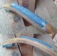 Horn verklebt