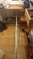 Aufgehangen mit Lot