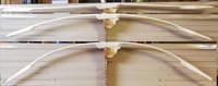 ungespannt/Standhöhe/22&quot; Auszug