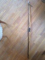Seitenansicht abgespannter Bogen