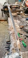 Das Horn auf dicke gebracht und verputz