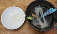 Hausenblasenleim und Sehnen für die große Bruchstelle