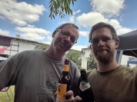 Ab und zu wurde auch mal ein Bierchen getrunken