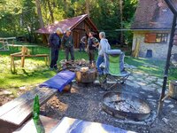 Gespräche übers Brennholz ;D
