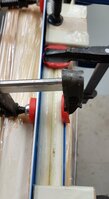 Stängel 1+2 geklebt, Nahaufnahme