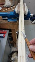 Powerlams fertig geklebt und ebenfalls Kleberreste entfernt