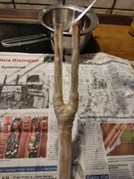 fertig gewickelt