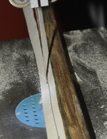 schräg mit der Bandsäge aussägen