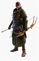 Ein Bogen aus dem Spiel Witcher 2