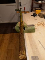 Recht gerade und 170cm lang (nachm einkürzen)