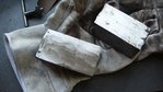 Stahlplatten vor der ersten Feuerverschweißung