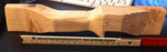 Oben Fade 6cm, Griff 7cm, Übergang 2cm, Auflage 0,5 cm, Schussfenster 2,5 cm, Fade 6cm