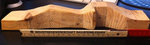 Fade 4 cm, Griff 7cm, Übergang 2cm,0,5 cm Auflage,2,5cm Schussfenster Fade 4cm