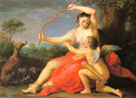 Pompeo Girolamo Batoni, Diana and Cupid, 1761..jpg