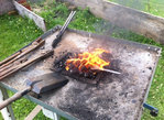 Griff ist fertig nun die Klinge