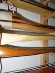 Farbvergleich: der darüber ist aus Hickory, der darunter aus &quot;normalem&quot; Osage