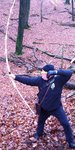 Mein Bambus Bundle Bow Yumi 30#@32&quot; in Action (muss mir noch 36-40&quot; Pfeile Bauen)