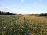Lange Schatten und die Zielfahne(n)