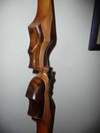 Detail Griff, vom Farbenspiel der Wenge war ich doch positiv überrascht