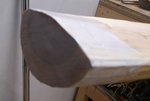 Und noch die Enden mit Holzleim zugeschmiert