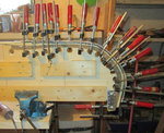 das erste Horn is drauf