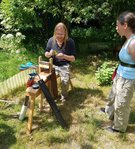 &quot;Wieso klebt da jeweils ein ganzer Vogel an den Pfeilen?&quot;<br />&quot;Weil der Empfänger sich jeweils einen ganzen Vogel an den Pfeilen gewünscht hat.&quot;